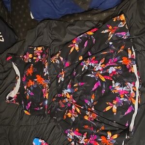 Torrid Size 1 Crop Top with Mini Skirt Set